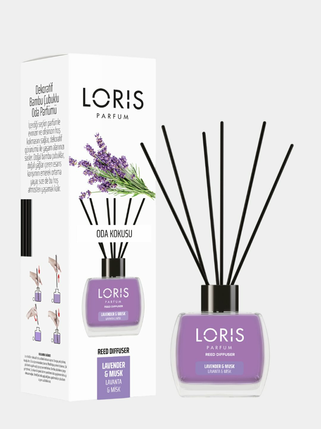 Ароматизатор ароматический диффузор с палочками Loris Parfum