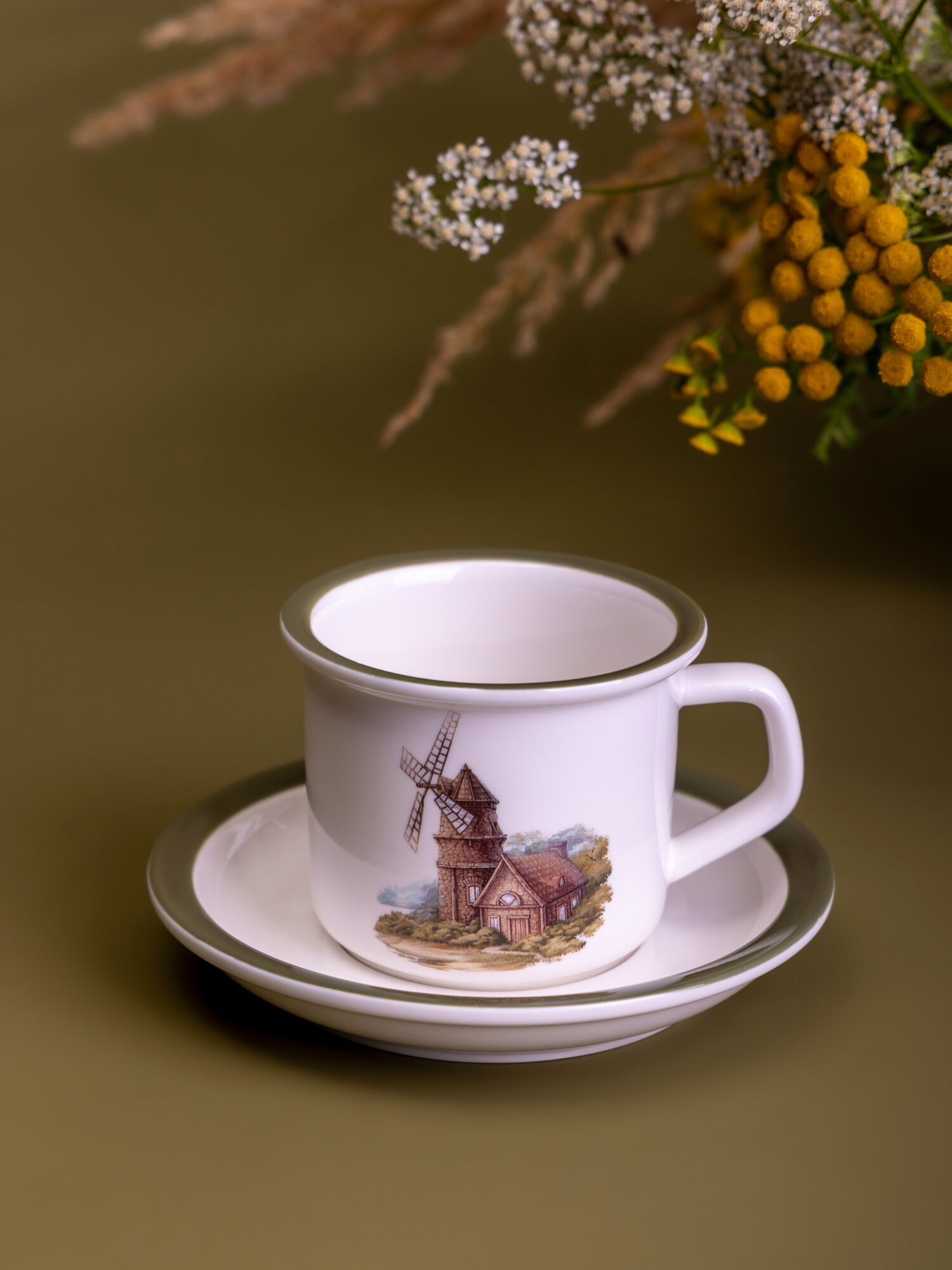 Чайная пара Lefard "Family house", на 1 персону, 2 предмета, фарфоровая, 250 мл. — фото 1