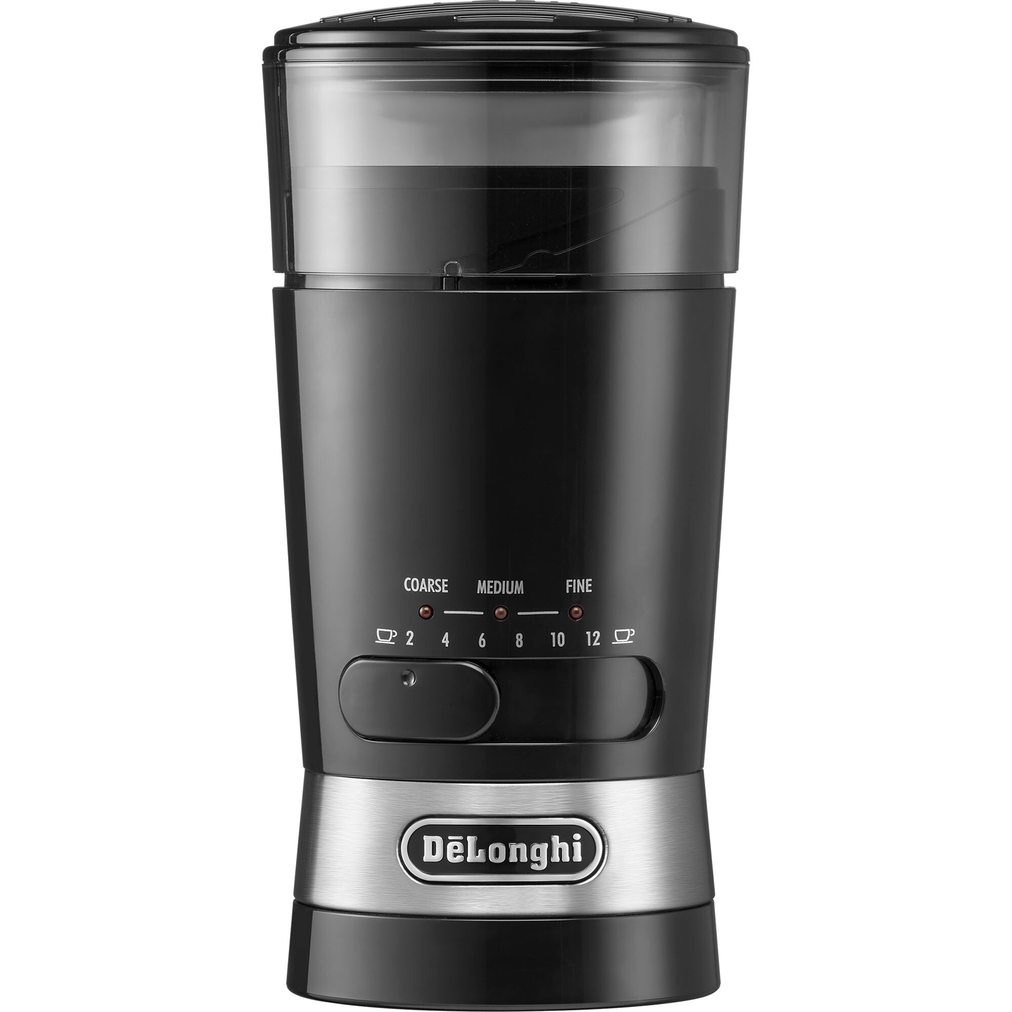 Кофемолка Delonghi KG210 170Вт ротационный нож 3степени помола чёрная 90г