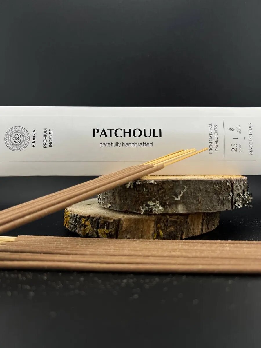 Благовония палочки AROMA MOOD "Пачули", Аромапалочки Премиум, ручная работа — фото 1