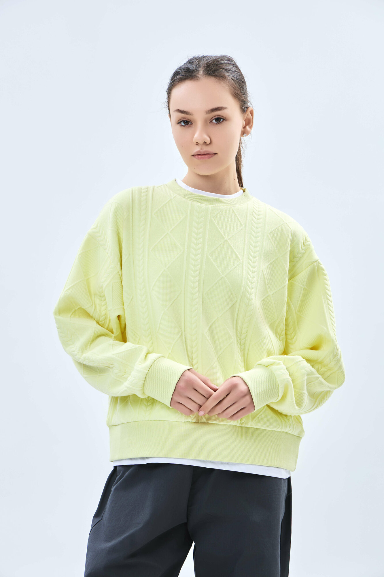 Свитшот TERRA PRO, размер XL, , yellow