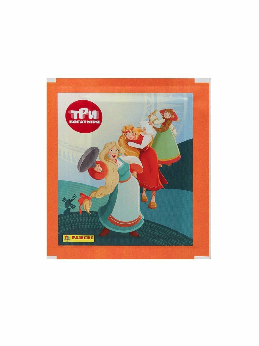 Наклейки для коллекционирования Panini Три богатыря 50 пакетиков — фото 1