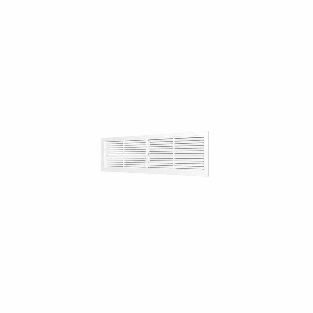 Решетка вентиляционная 4513РП бел, переточная разъемная 455х133, белая