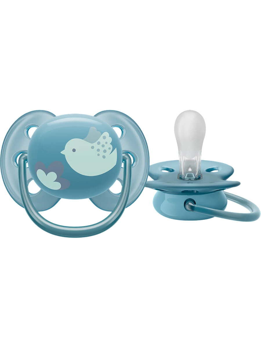 Пустышка PHILIPS Avent Ultra Soft (SCF092/04), официальная гарантия