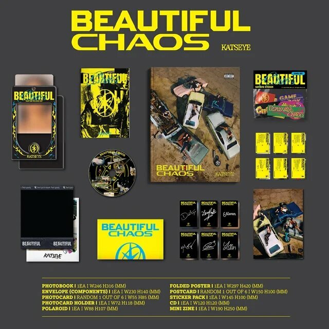 Альбом Katseye Beautiful Chaos Standard kpop — фото 1