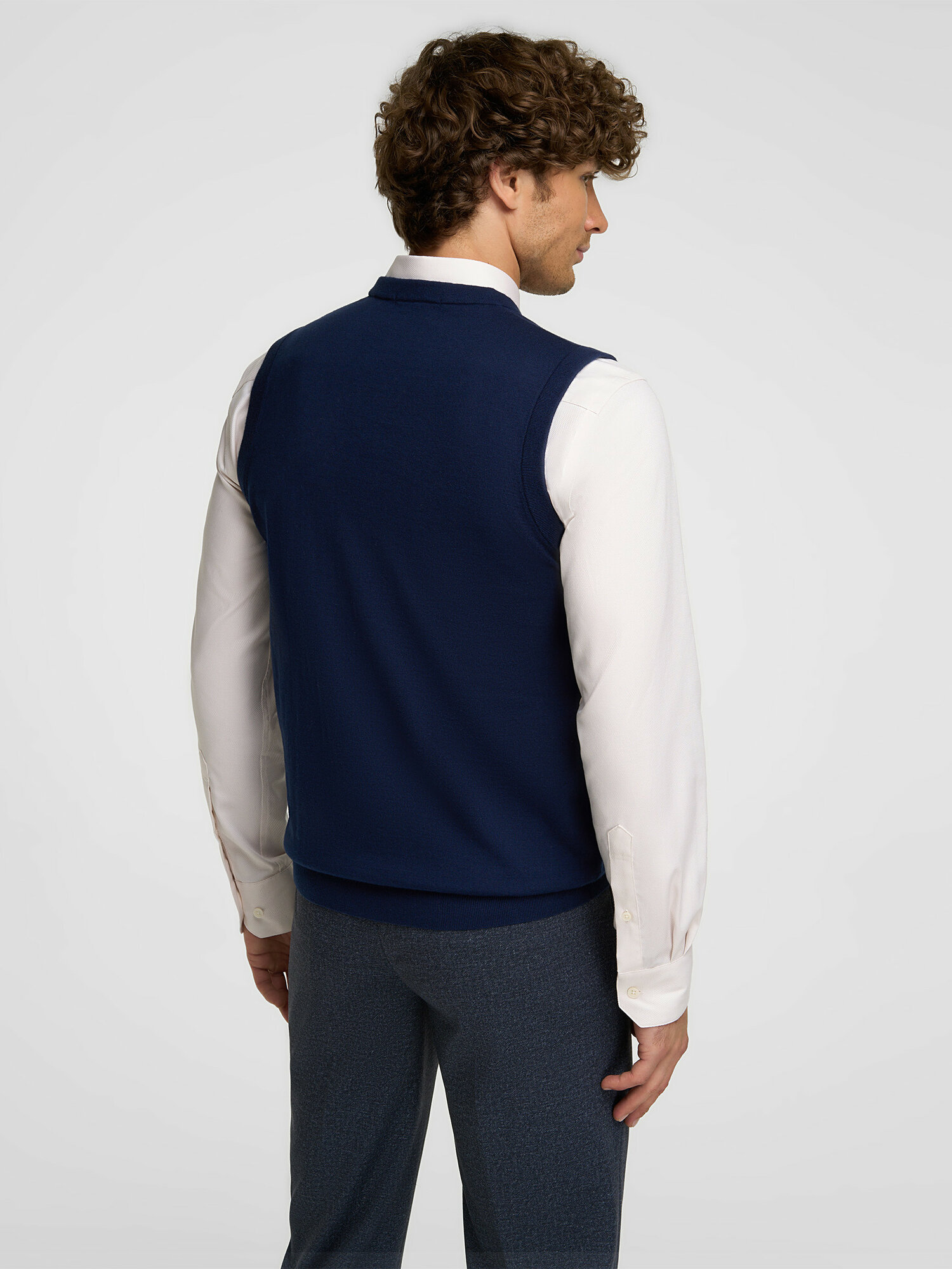 Жилет HENDERSON Осень-зима 2025, размер 48, синий — фото 1