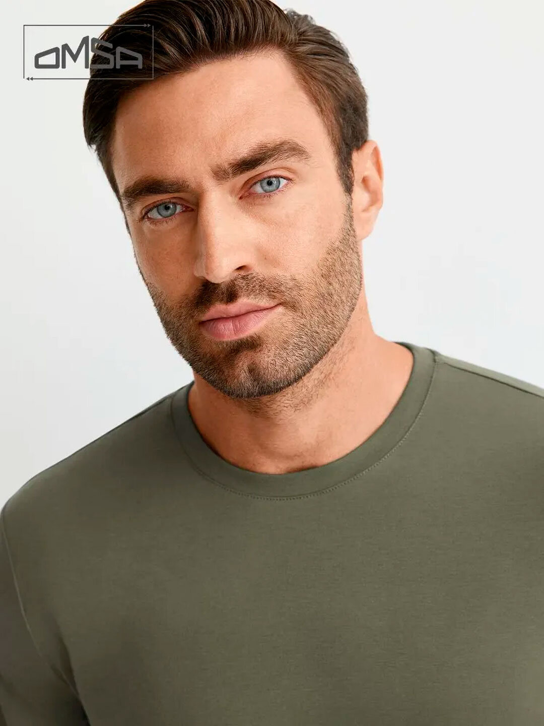 Лонгслив neo, размер 44, , оливковый — фото 1