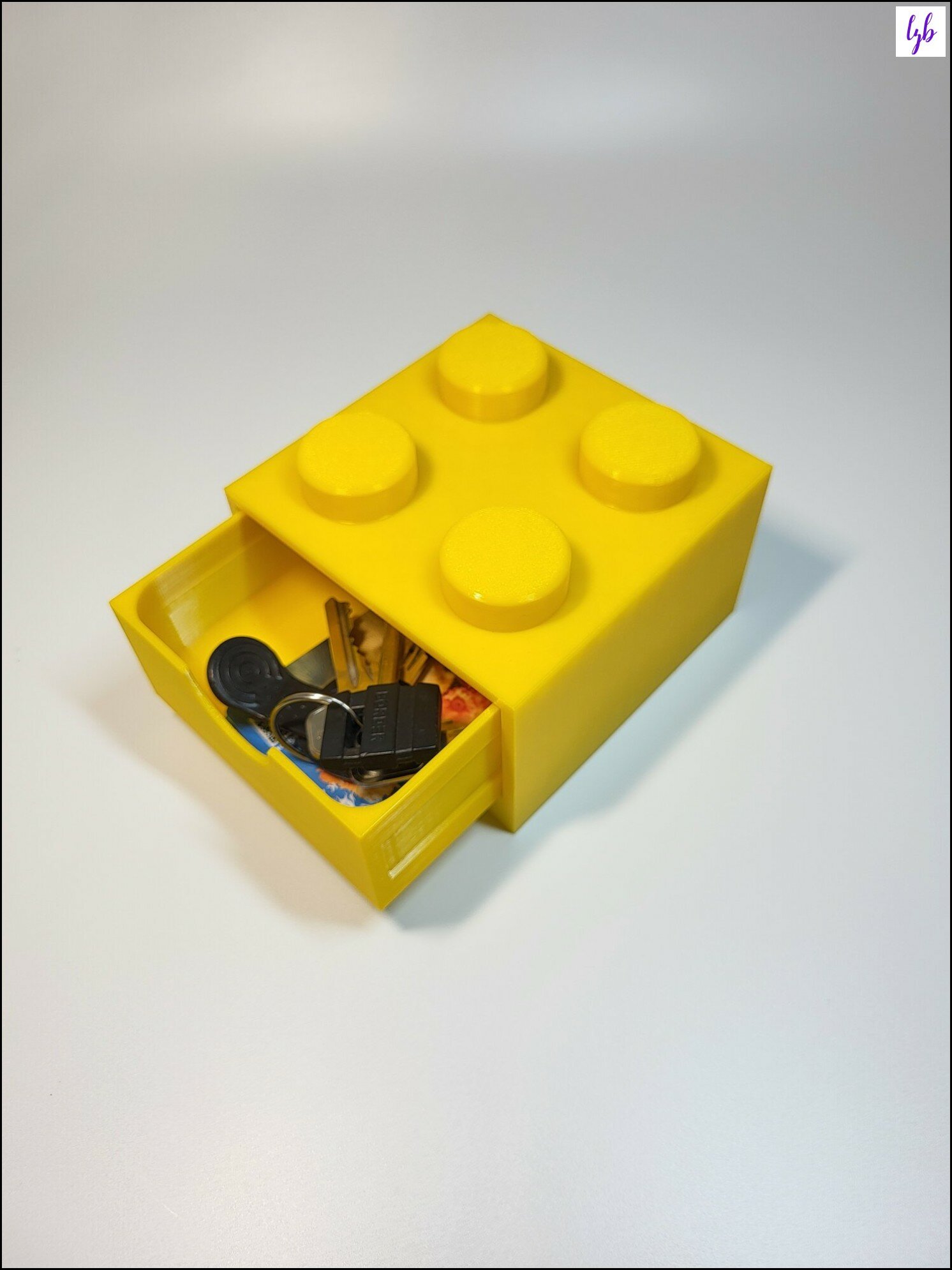 Эксклюзивный выдвижной контейнер 10x10x7 см для систем хранения LEGO из PLA PETG пластика