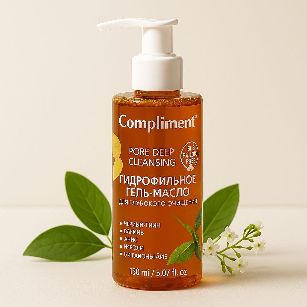 Гидрофильное масло для глубокого очищения Compliment "Pore Deep Cleansing", 150 мл