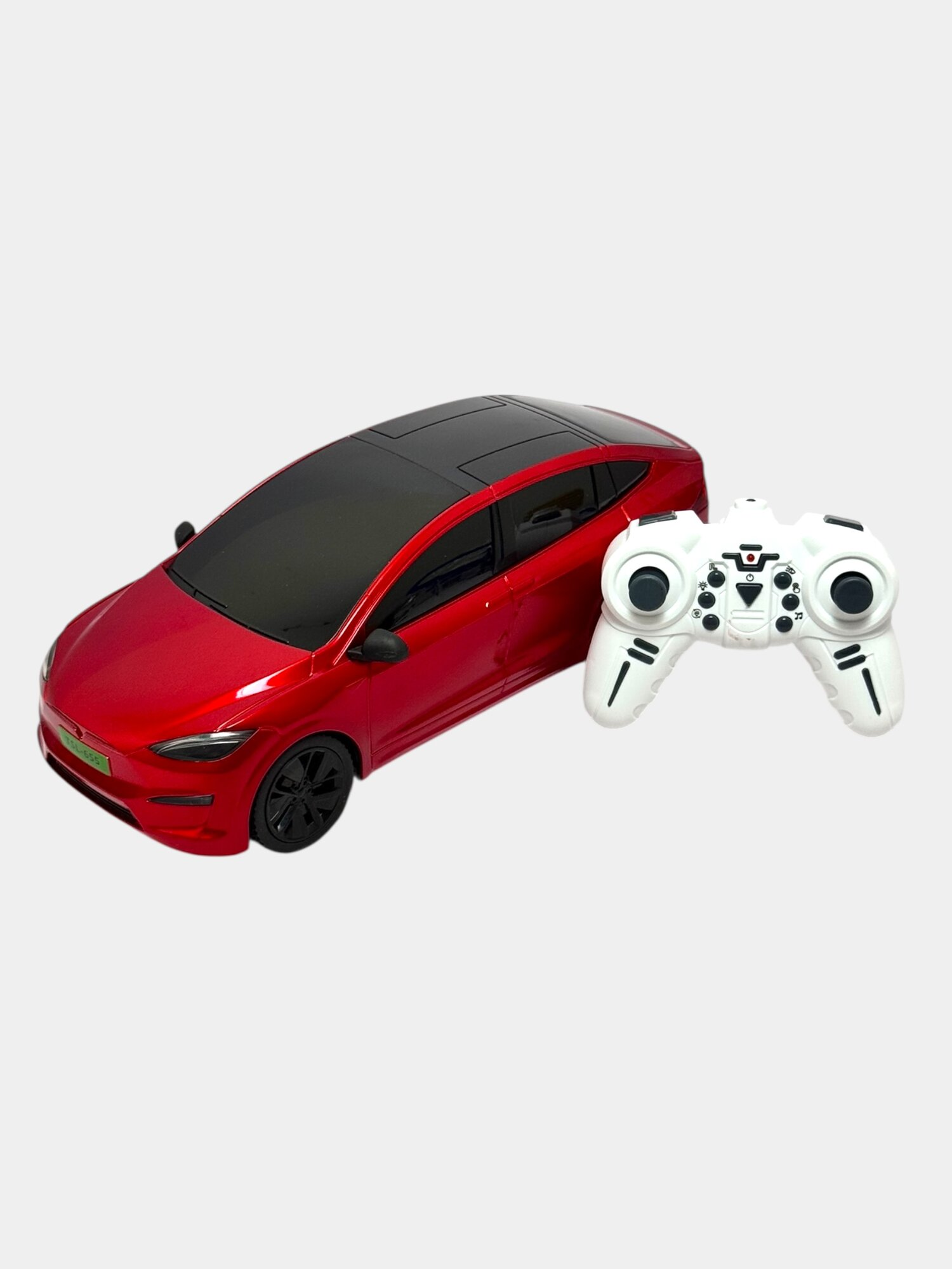 Радиоуправляемая машина Tesla Model Y, большая, красная, для детей Код. 28278