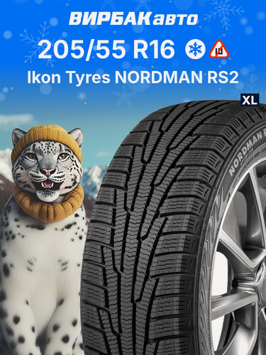 Изображение товара Зимние шины Ikon Nordman RS2 (Character Snow 2) 205/55 R16 94R XL