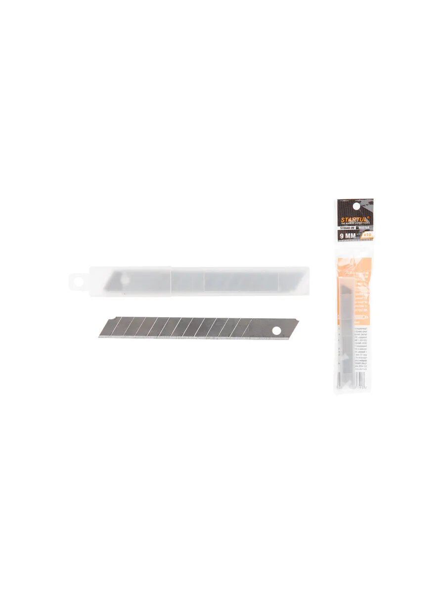 Сменные лезвия 9мм 10шт (ST0940-09) для ножа монтажного STARTUL STANDART (ST0937)