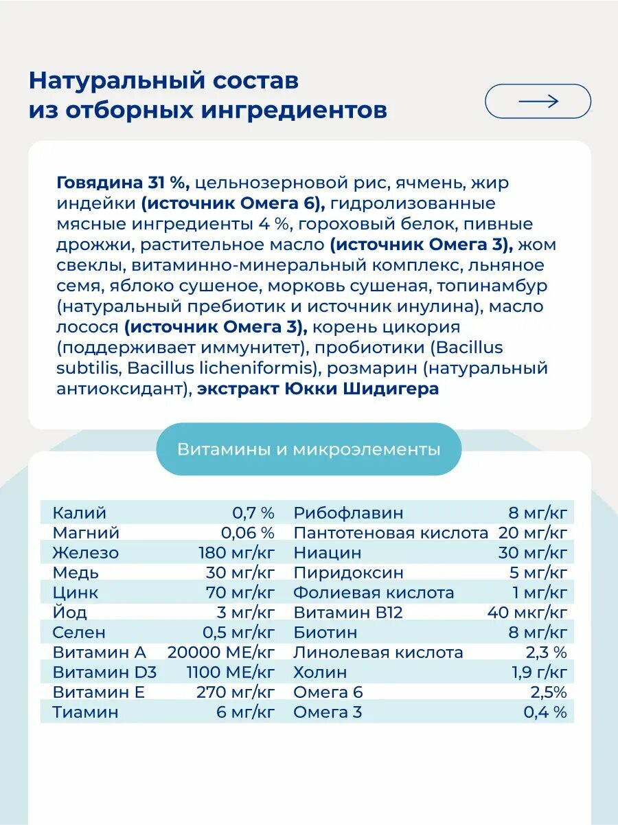 Корма Для Собак Xiaomi Сухой корм Jarvi монопротеиновый полнорационный для взрослых собак мелких пород, Говядина 1,5 кг