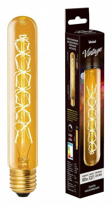 Лампа накаливания Uniel IL-V E27 60Вт K UL-00000485