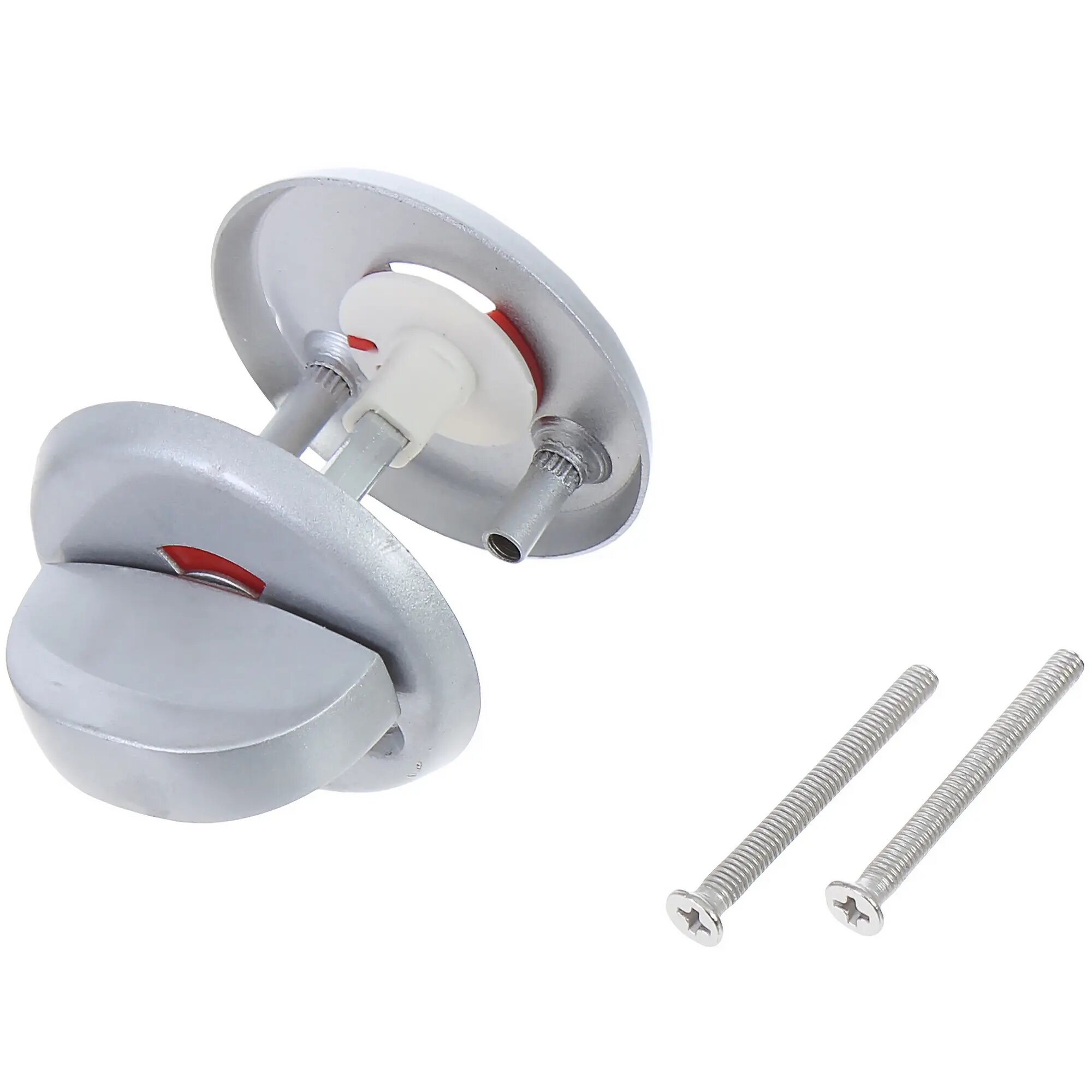 Фиксатор под ручку для финских дверей Фабрика замков Е 003 алюминий цвет матовый хром