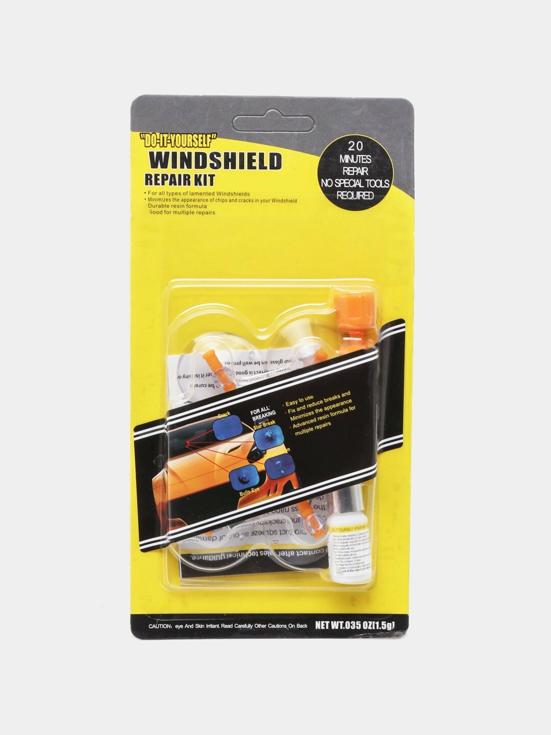 Набор для ремонта стекол и лобового стекла Windshield Repair Kit