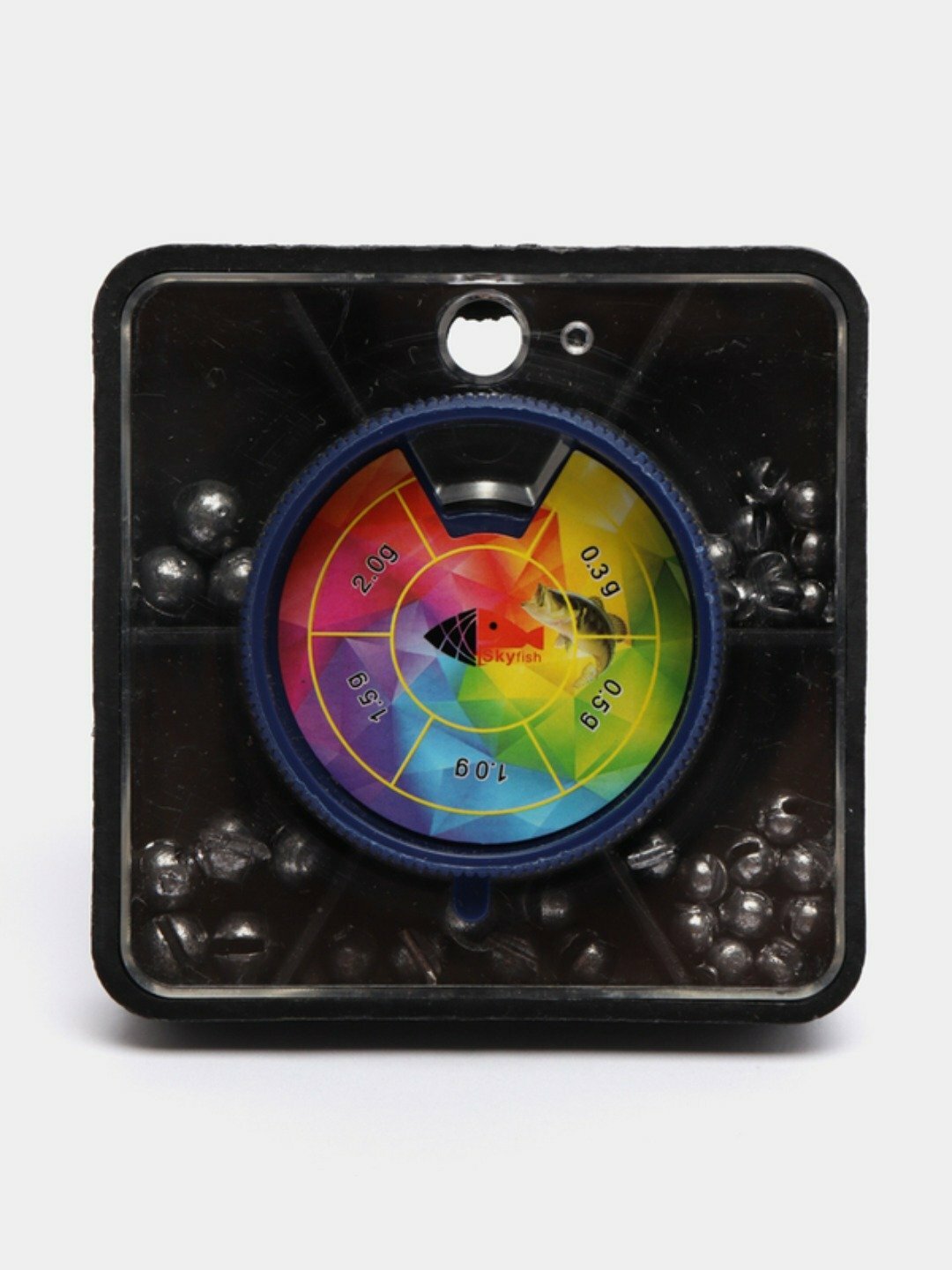 Рыболовный Набор грузил, 0.3 - 2 г - Черный для поплавочной рыбалки — фото 1