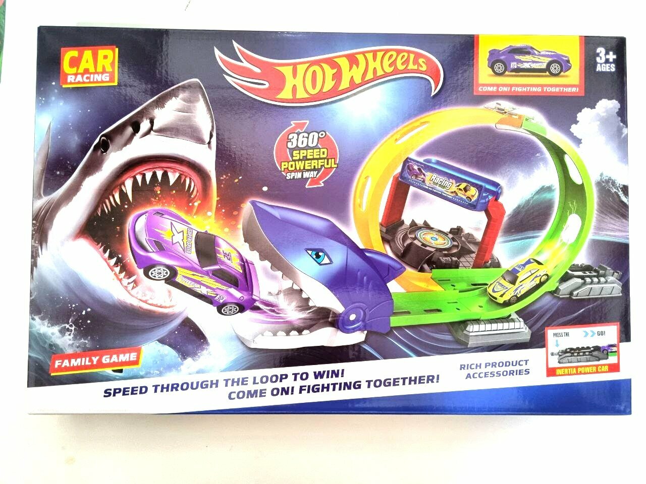 Игровой набор Hot wheels горка Акула — фото 1