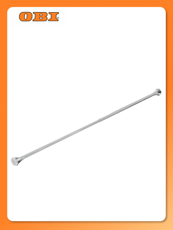 Карниз для ванной TOKITO  нержавеющая сталь 130 240 см  хром TOK 240CHR