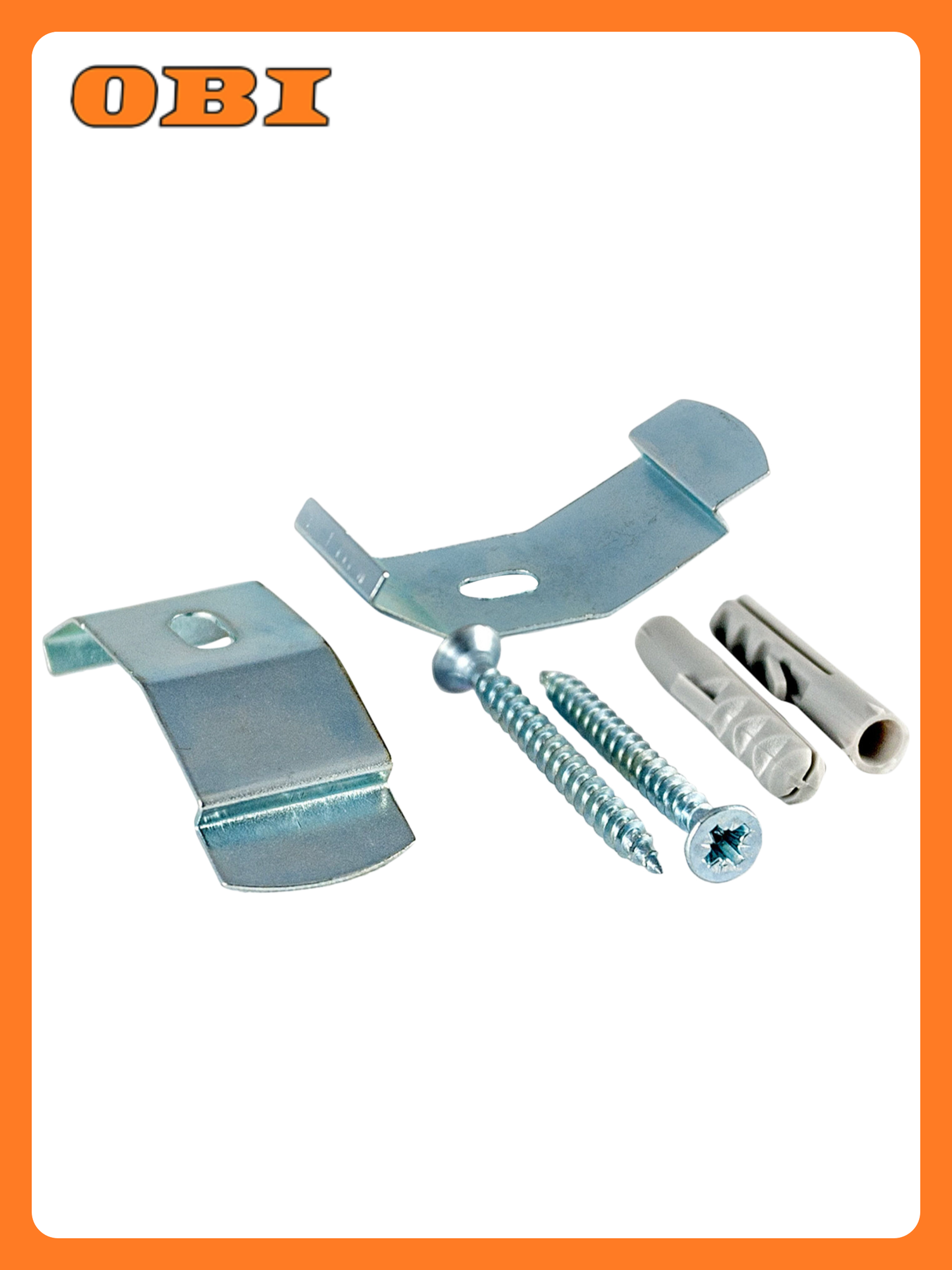 Кронштейн Уют для вертикальных жалюзи потолочный металл серый 5 см