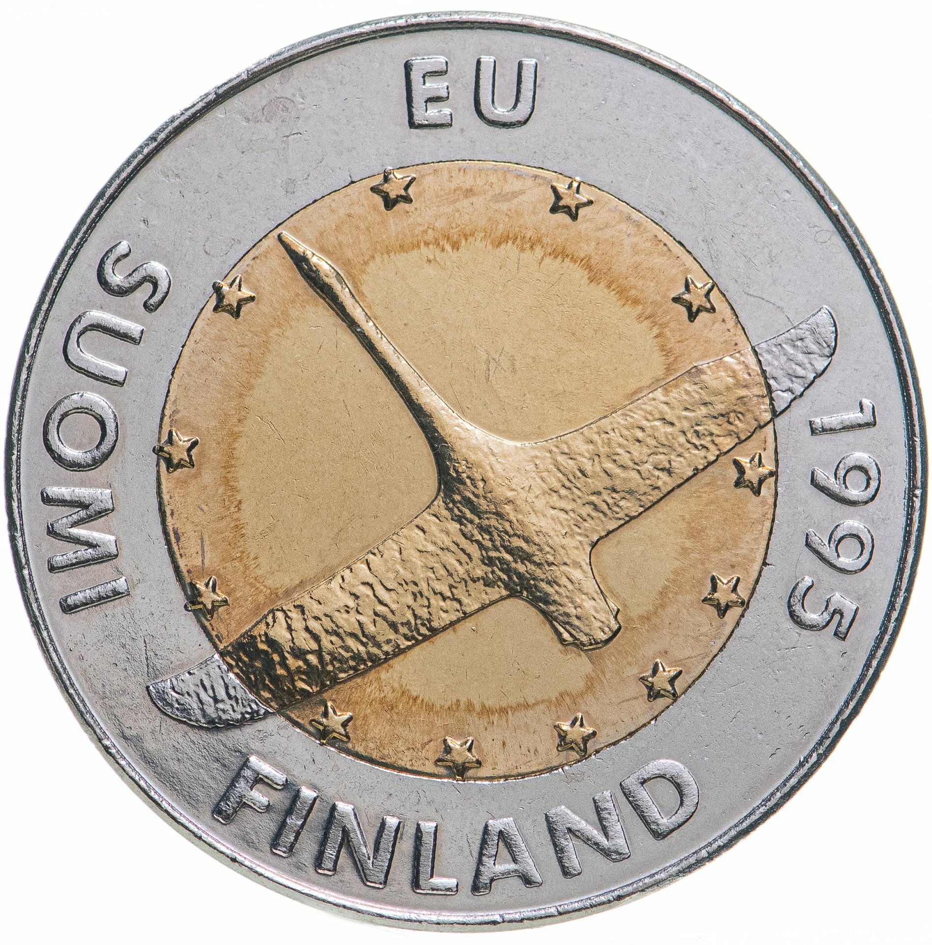 Финляндия 10 марок 1995 