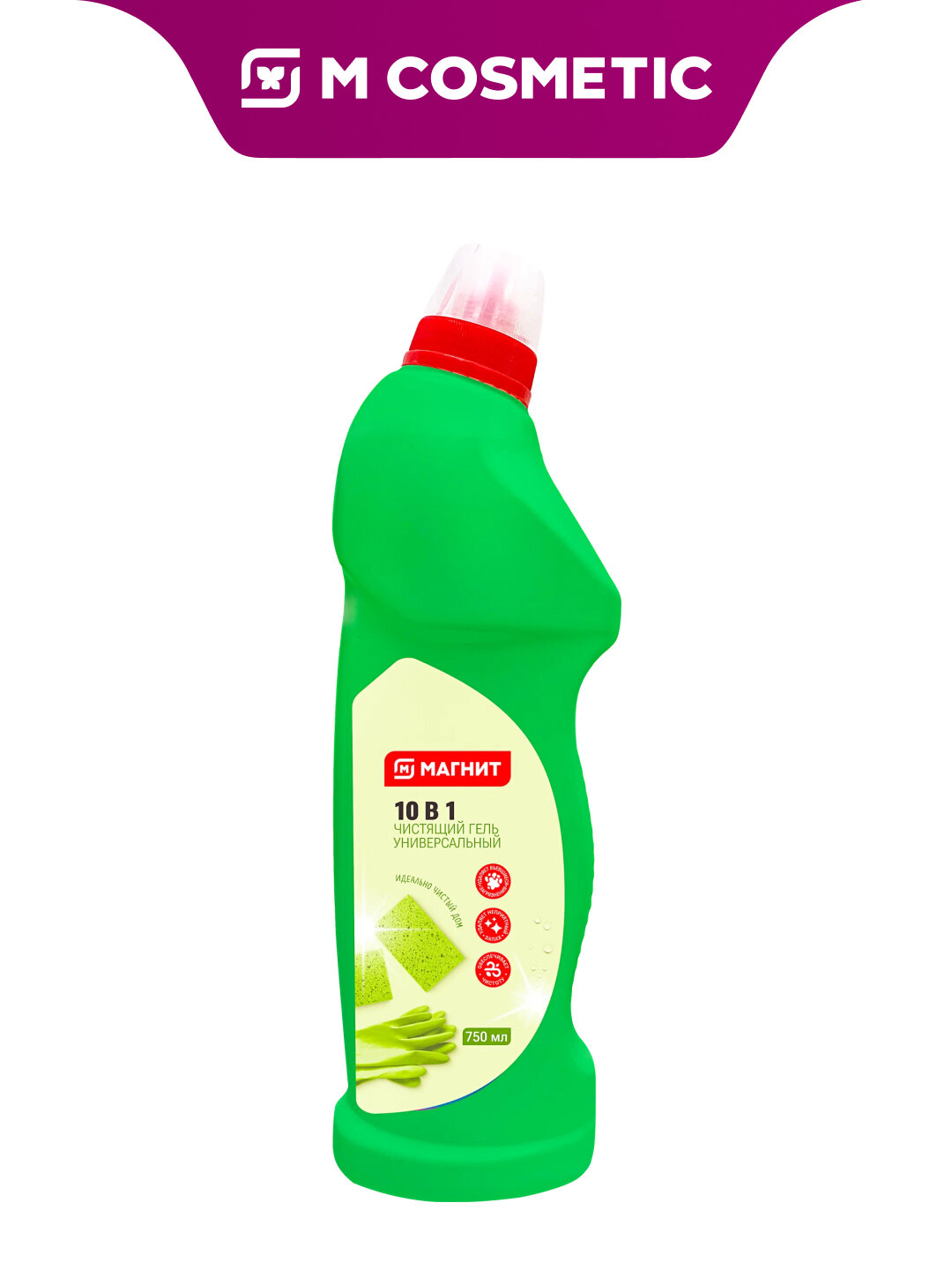 Магнит Чистящий гель универсальный, эффективное удаление грязи 750мл