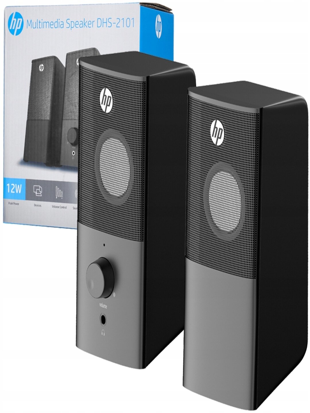 Динамик Mini Cube, проводной, двухдорожечный, стереозвук, 3,5мм