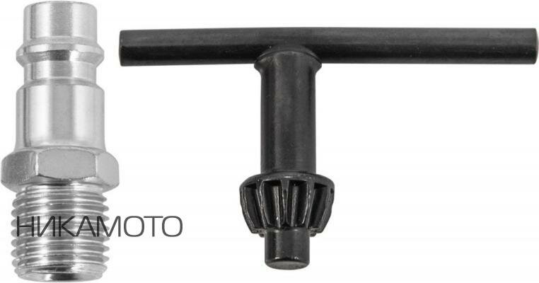 THORVIK AAD1500 Дрель пневматическая угловая 15000 об/мин, патрон 1-10 мм