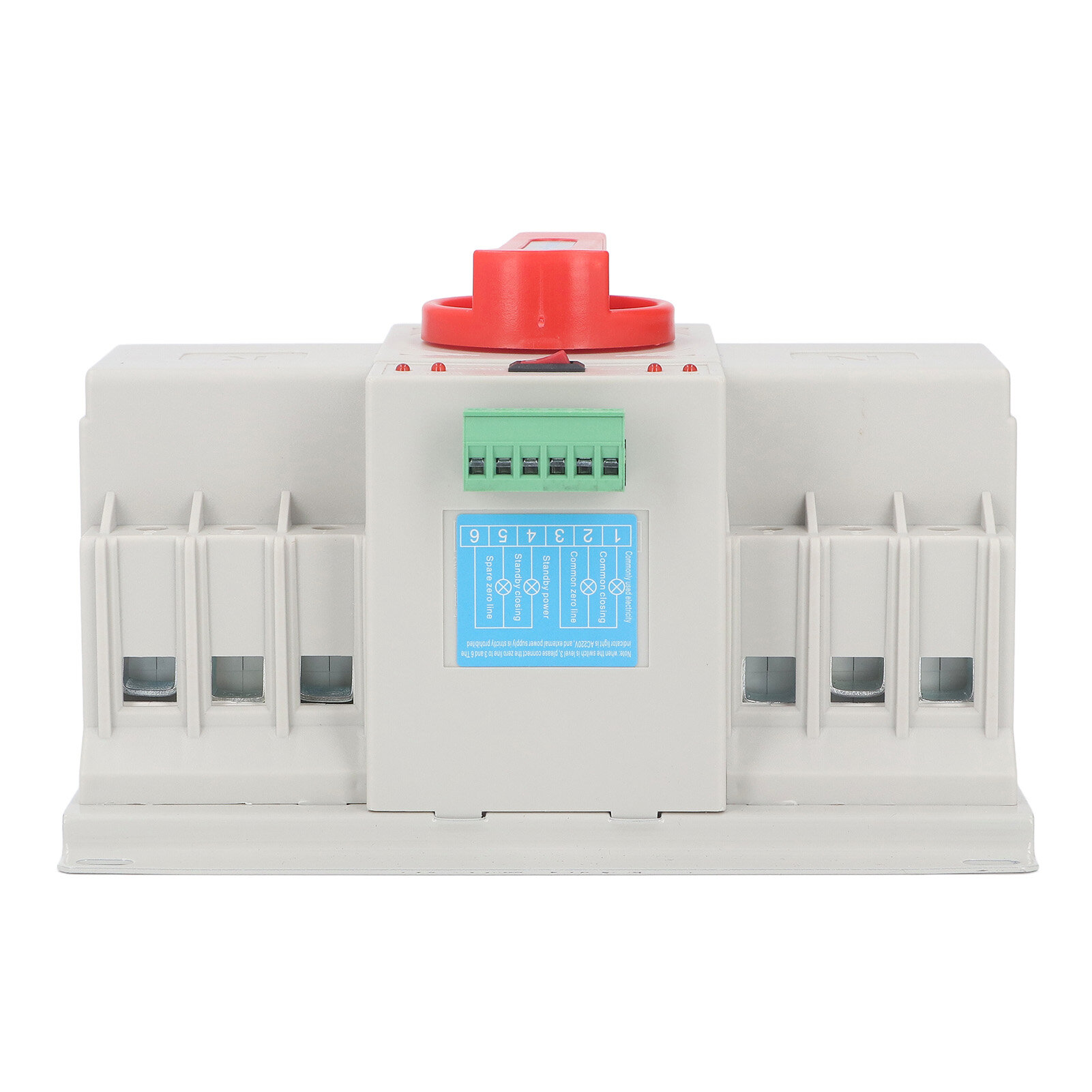 Мини-автоматический переключатель Dual Power ATS для генератора 400В 100А с двойной подачей электропитания переключение в течение 2 с