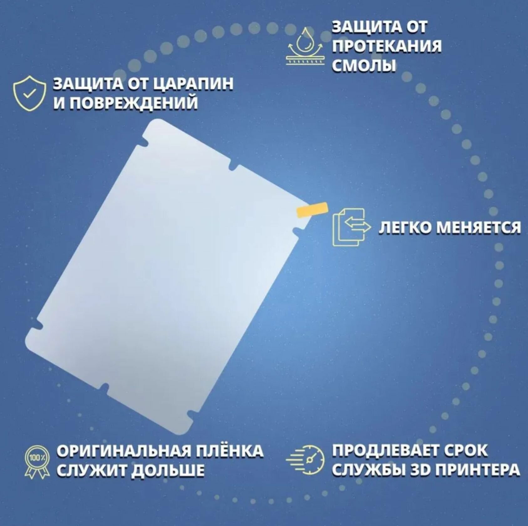 Защитная пленка для экрана 3D-принтера Anycubic Photon Mono M5/M5 Pro/M5s/M5s Pro