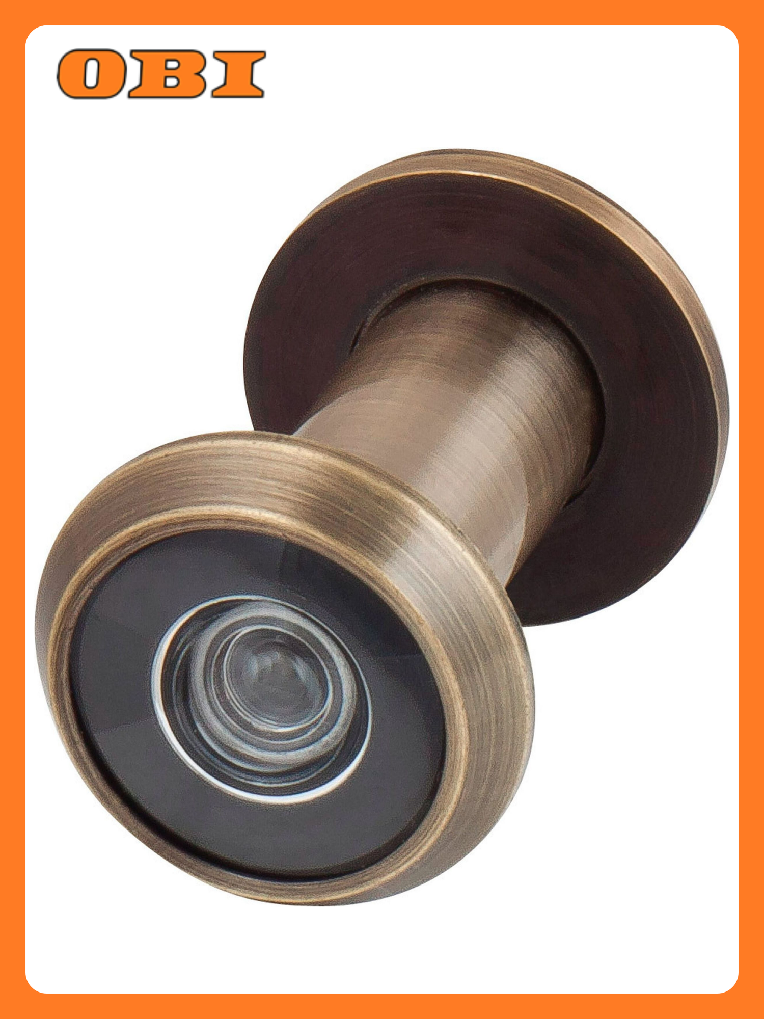 Глазок дверной Armadillo латунь 35-60мм угол обзора 200° цвет бронза