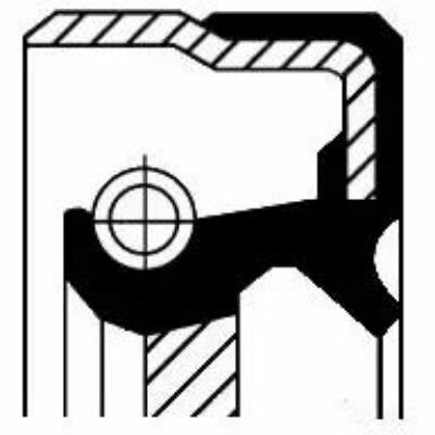 Сальник CORTECO 01034060B КПП 25x41x8 Volvo S40, S60, S80, C70, V40, V70 95