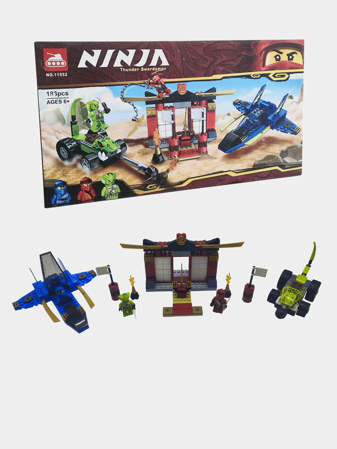 Детский конструктор Ninja, для развития творческих способностей