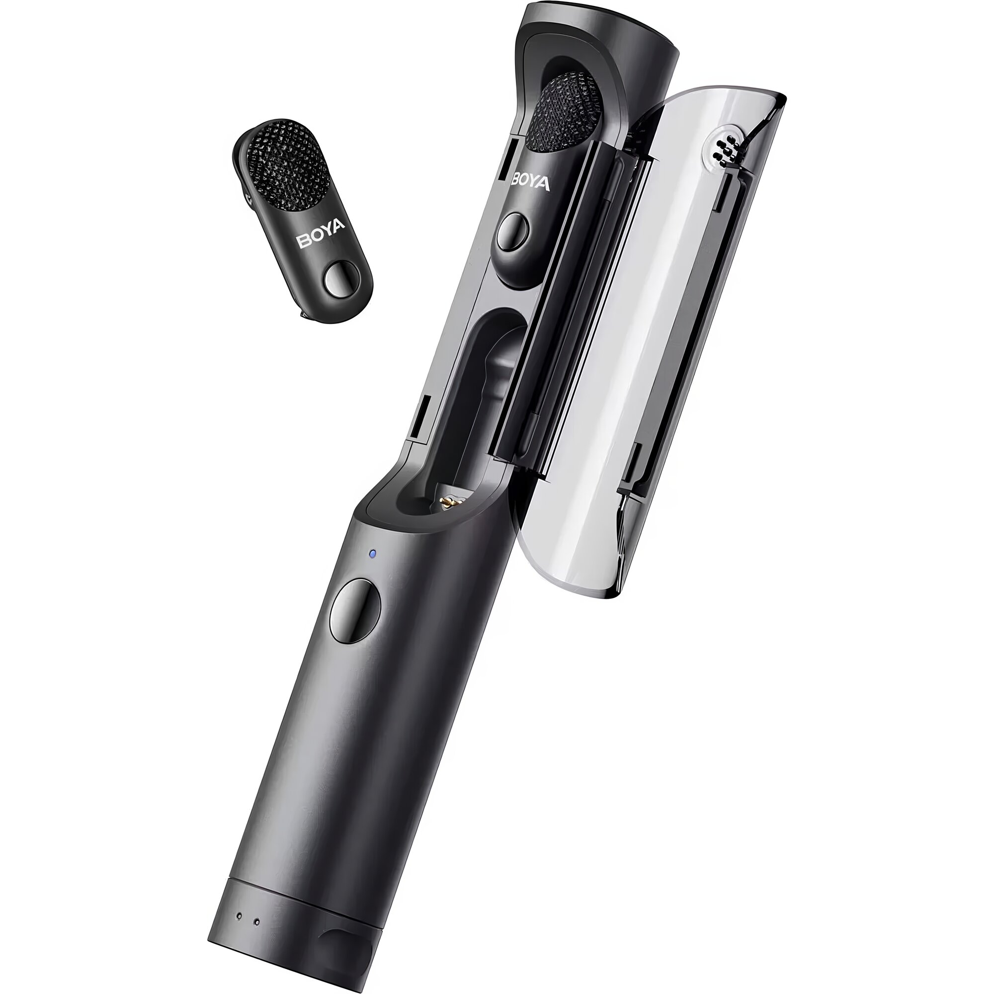 Микрофон BOYA Magic-02 Wireless, шумоподавление, беспроводной, совместим с разными устройствами