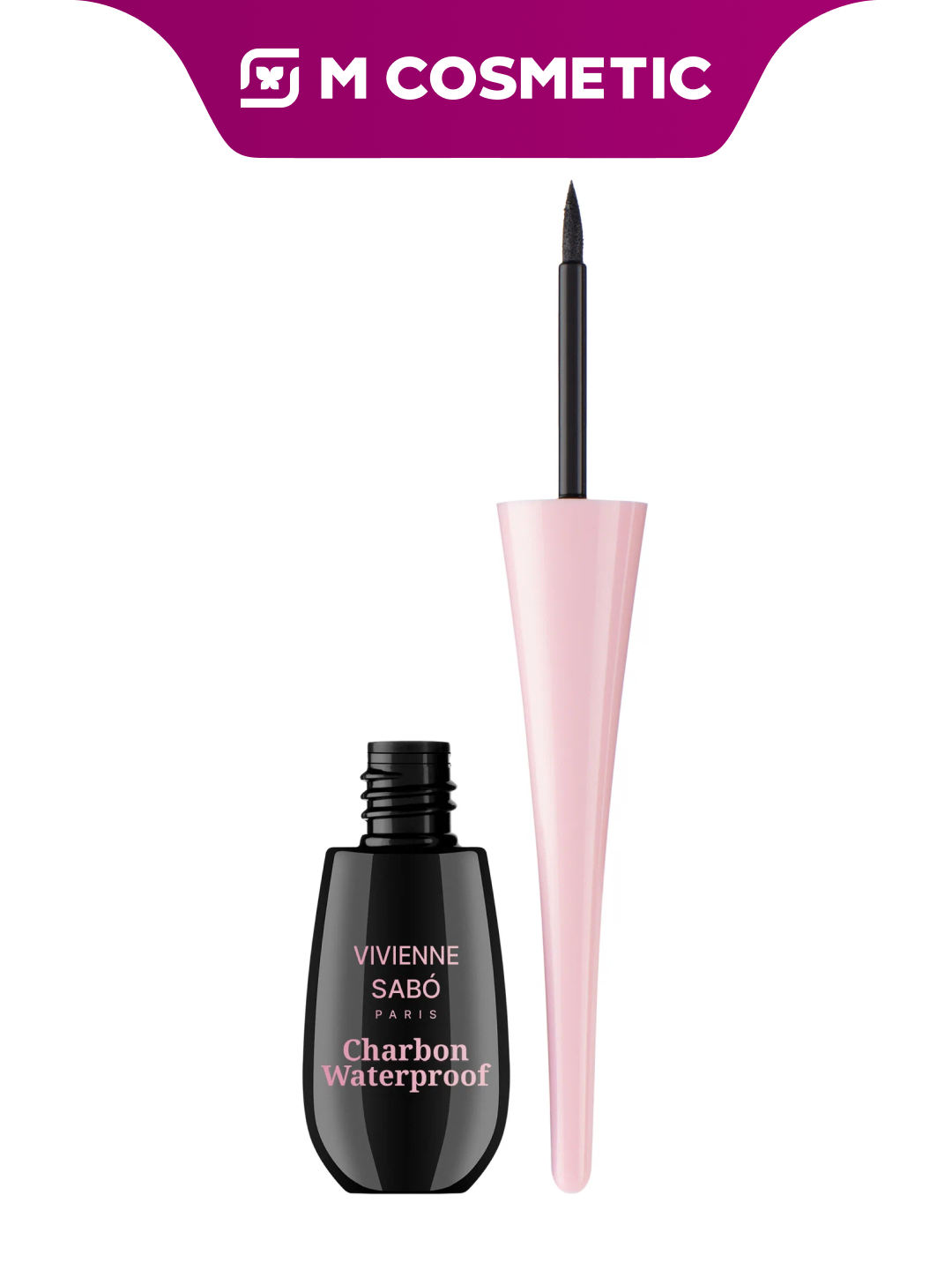 VIVIENNE SABO Подводка для глаз жидкая, стойкая Charbon тон 01, 6мл