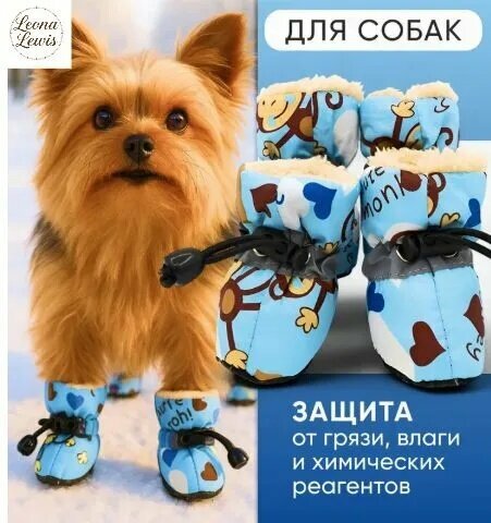 Обувь для собак, изделие синего цвета, подходит для повседневного использования дома и в поездках, практичный вариант