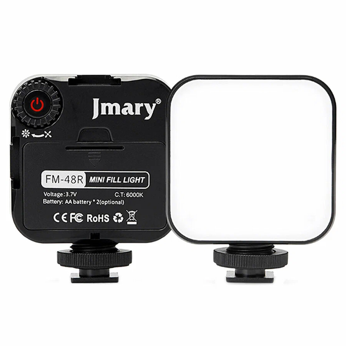 Jmary FM-48R — LED мини-светильник для фото и видео, портативная лампа