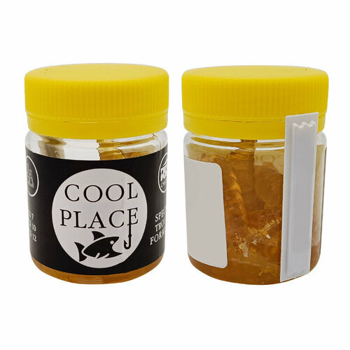 Приманка Cool Place Maggot 4см, цвет пиво (белая крошка), с ароматом сыра