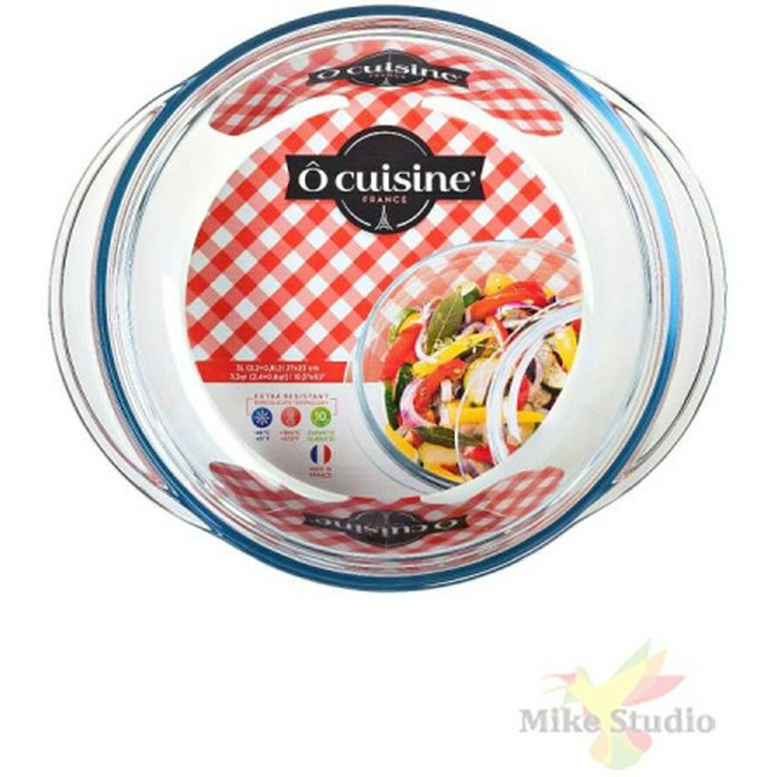 Кастрюля O CUISINE Pyrex 208AC00/1043 круглая с крышкой 3 л