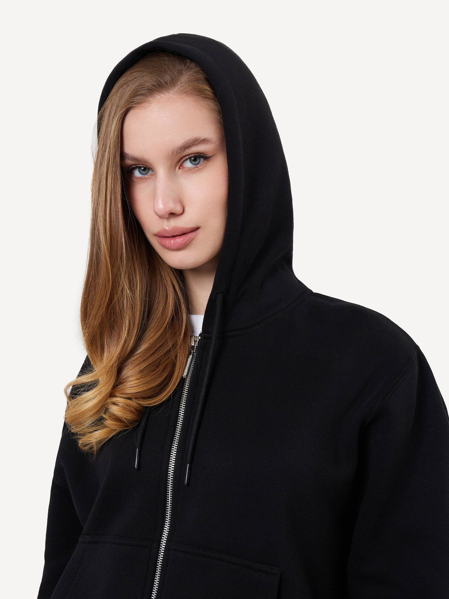 Толстовка Reebok APRIL, размер M INT, , черный — фото 1