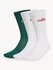 Носки ADIDAS C LIN CREW 3P, модель JG3697, цвет Зеленый; Белый размер XL