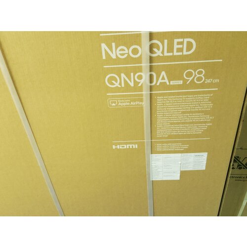 98 Телевизор Samsung QE98QN90AAT Neo QLED HDR черный 108999000₽