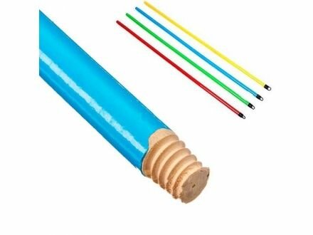 фото Рукоятка-держатель для швабры деревянная 110 см [норм. уп. 40]