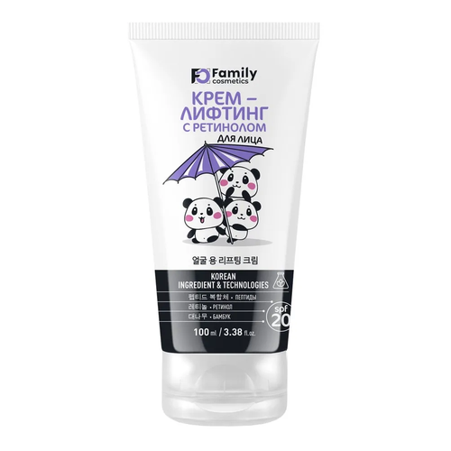 КРЕМ–ЛИФТИНГ С ретинолом для лица серии FAMILY COSMETICS, 100 мл