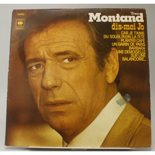 montand yves chansons populaires de france cd Виниловая пластинка Yves Montand Dis-Moi Jo