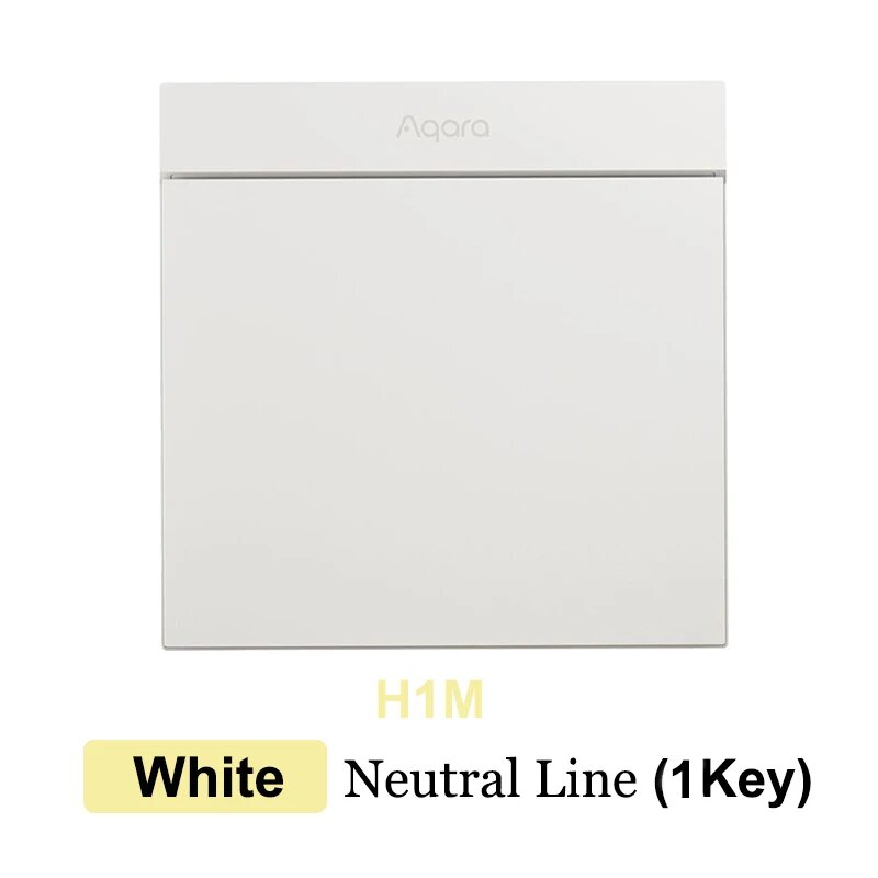 Умный выключатель Aqara H1M, White 1 Key