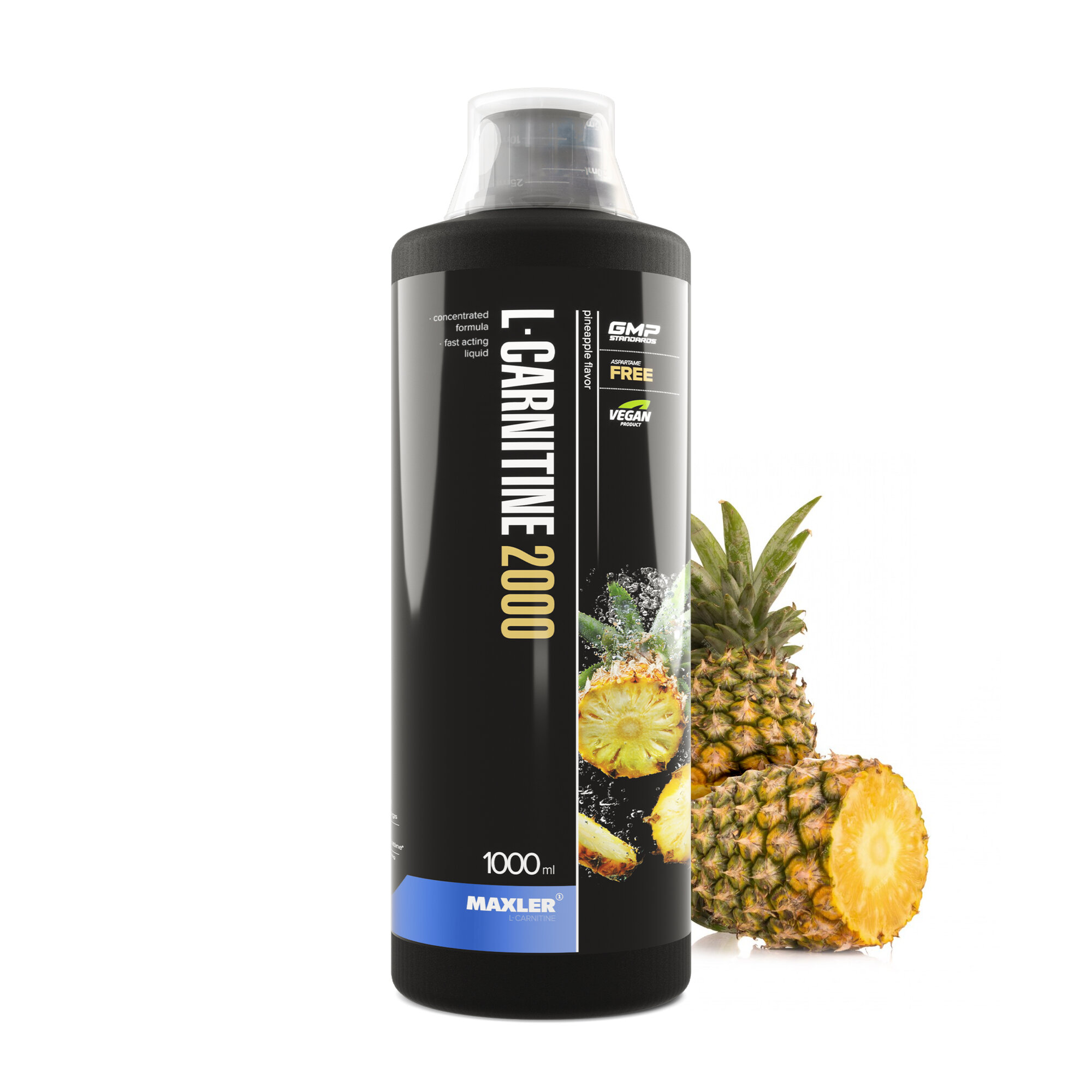 L-Carnitine 2000 1000 мл. в жидкой форме (Maxler) Ананас