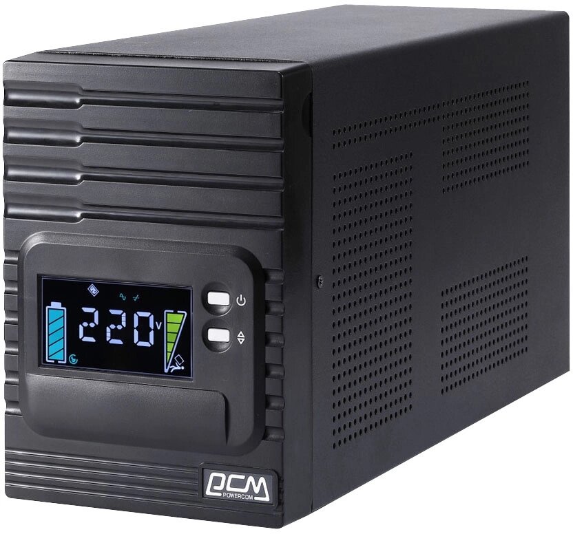 Источник бесперебойного питания Powercom Smart King Pro+ SPT-3000 LCD 2400Вт 3000ВА черный/ UPS Powercom Smart King P