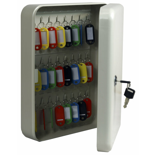 Ключница на 20 ключей настенная металлическая Klesto K-20R Ящик для ключей Брелоки в подарок 2720₽