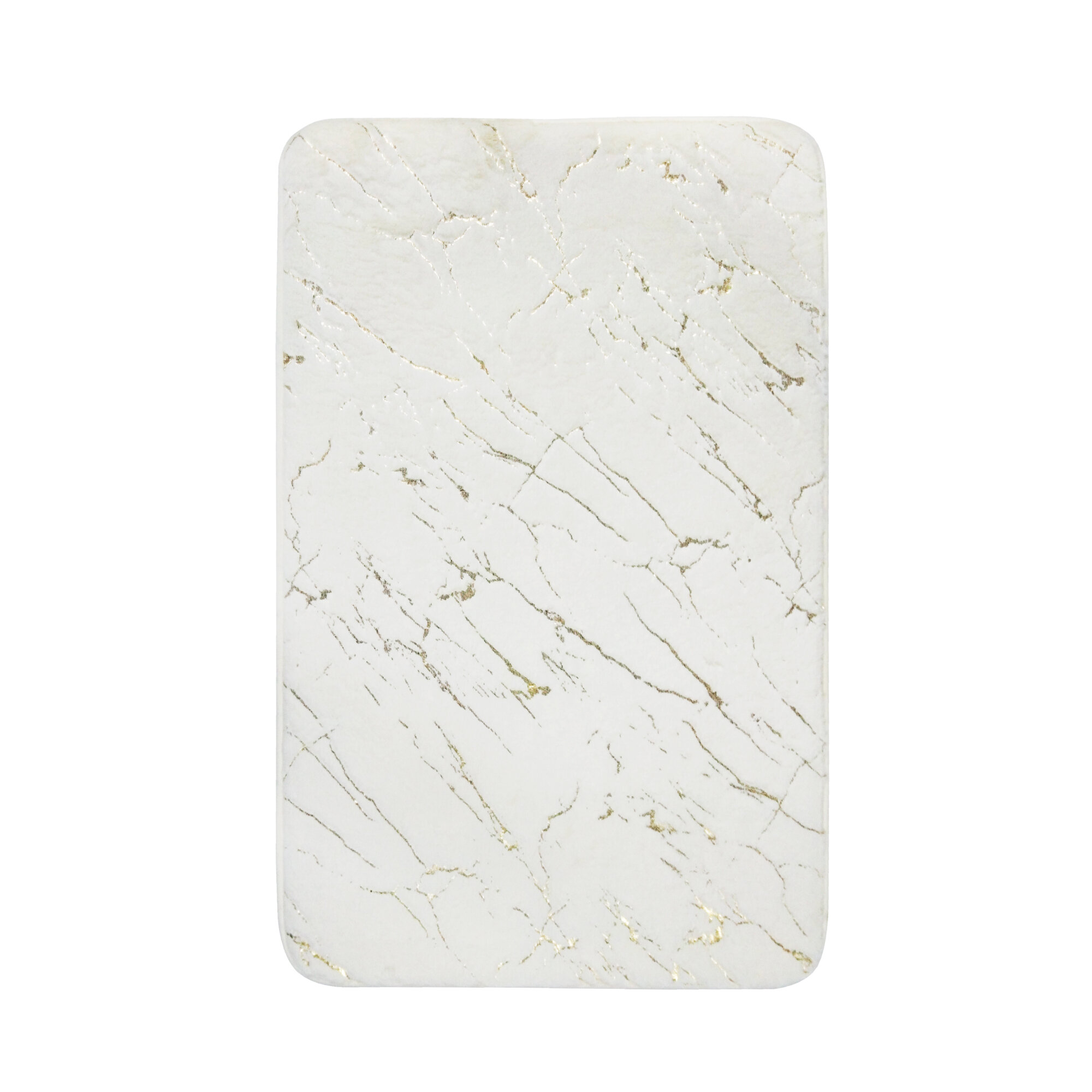 Коврик для ванной Fora MARBLE 50x80 см шелковистый ворс трендовый принт